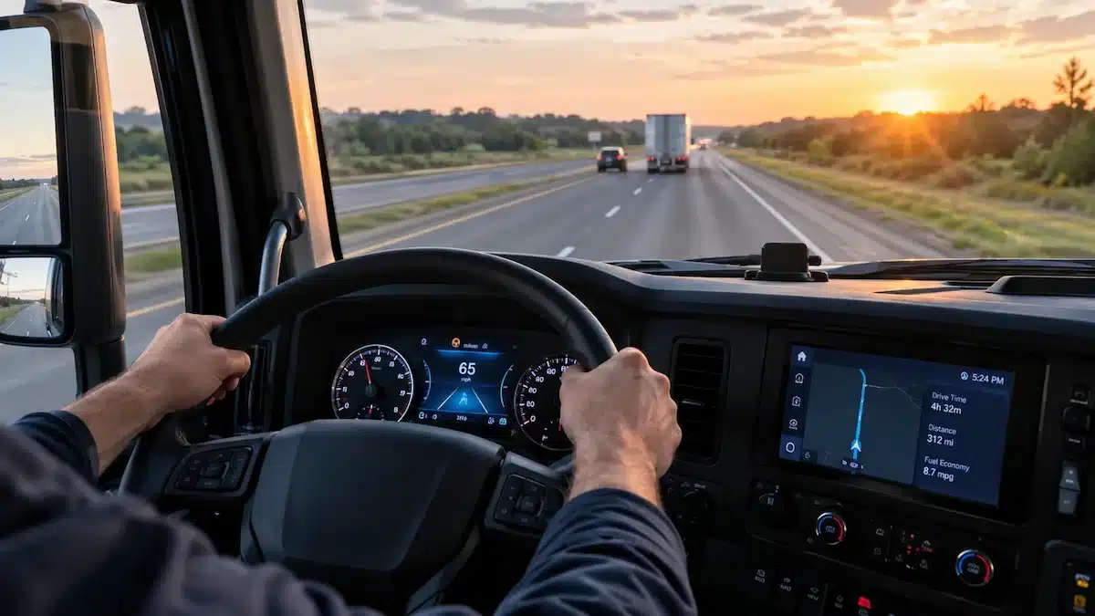 In-cab technology supporting trucking compliance and safety monitoring